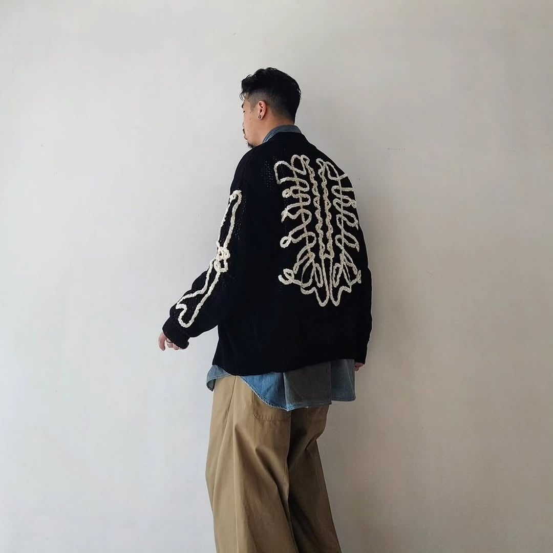 DISCOVERED / Skelton Mesh Knit