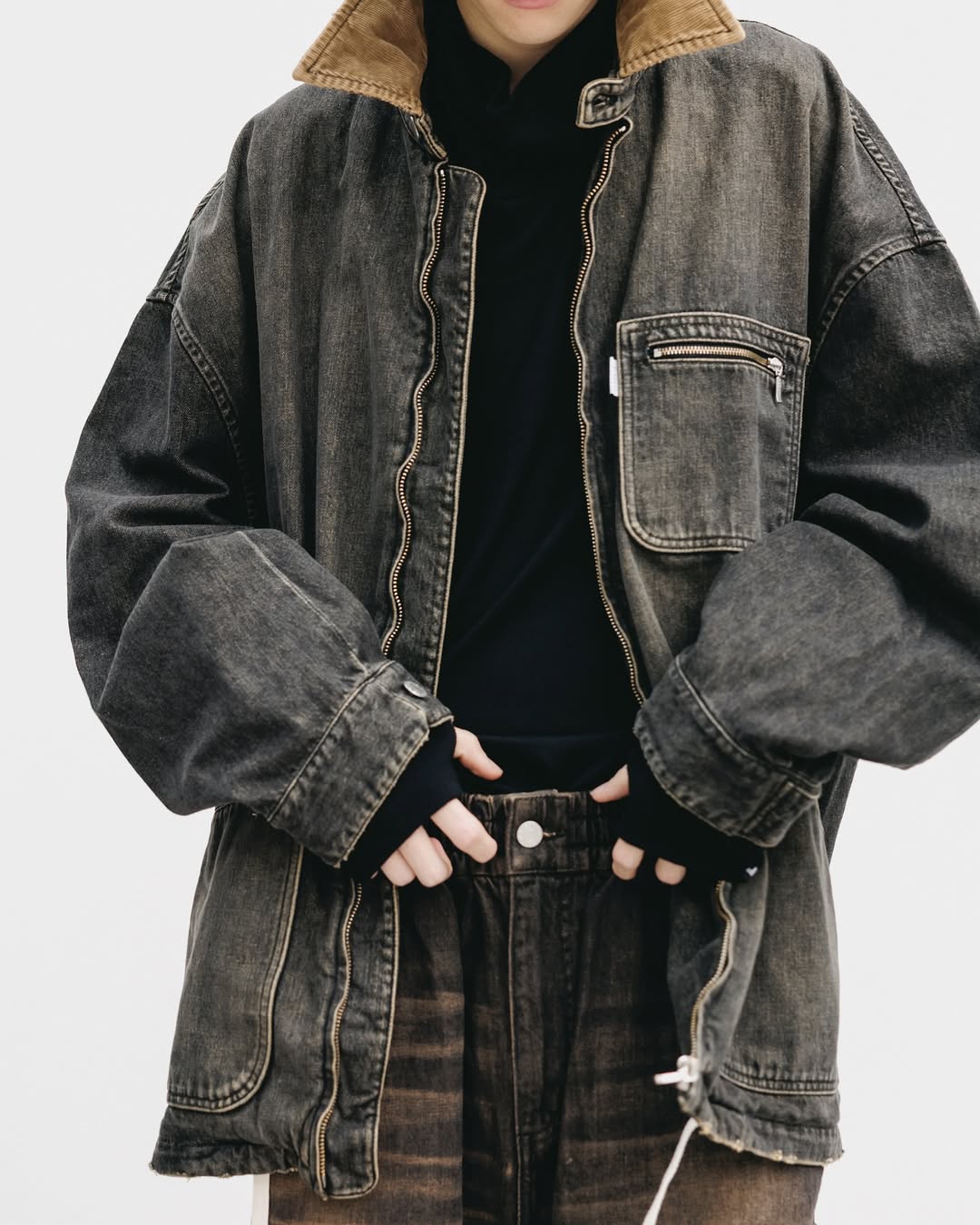 CLESSTE / Vintage Dyed Selvedge Denim Urban Jacket (Limited Edition in Osaka Pop Up)