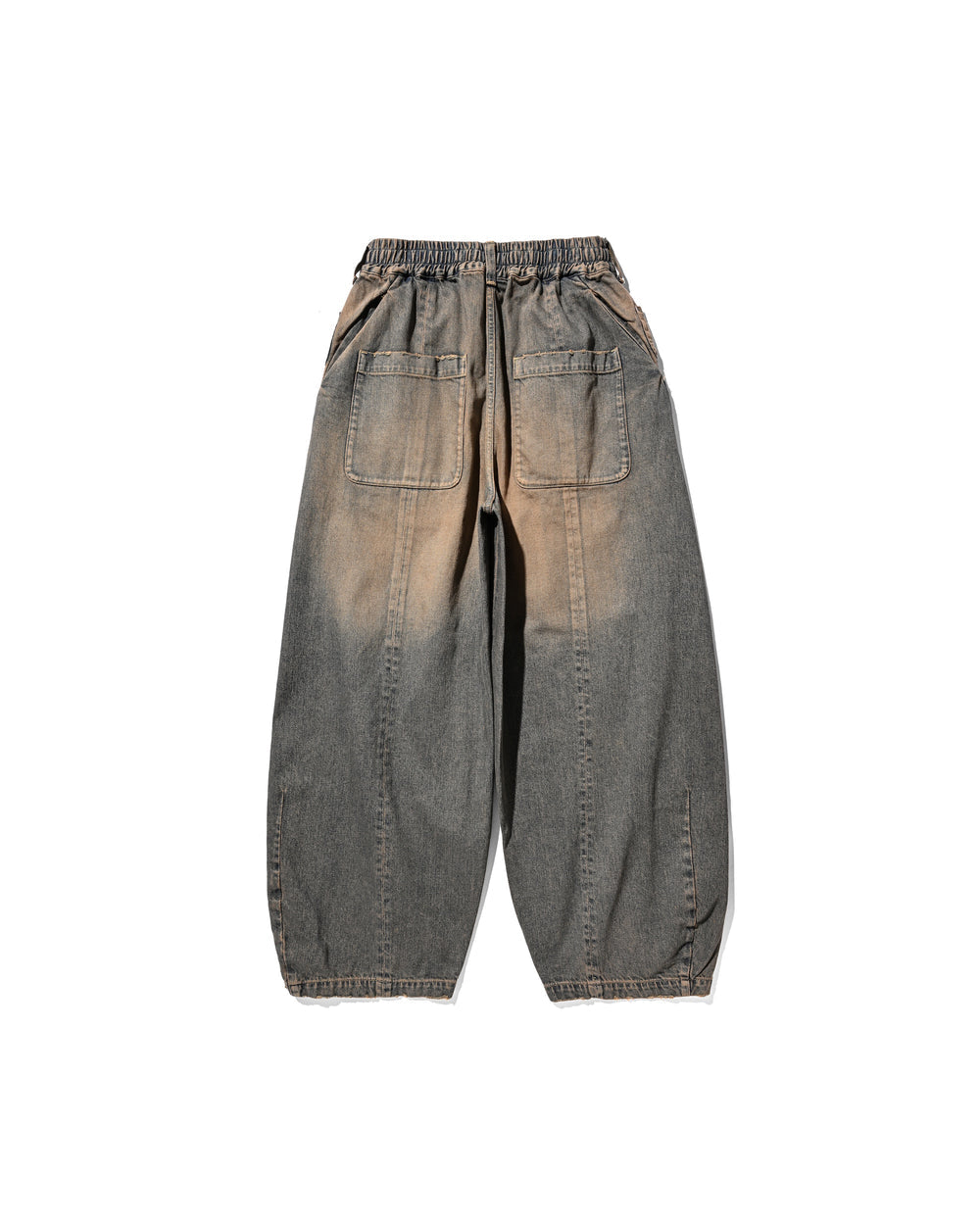 CLESSTE / Vintage Dyed Selvedge Denim Massive Twisted Pants (Vintage Brown)
