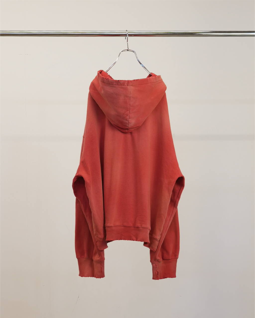 ANCELLM / Light Zip Up Hoodie (Red)