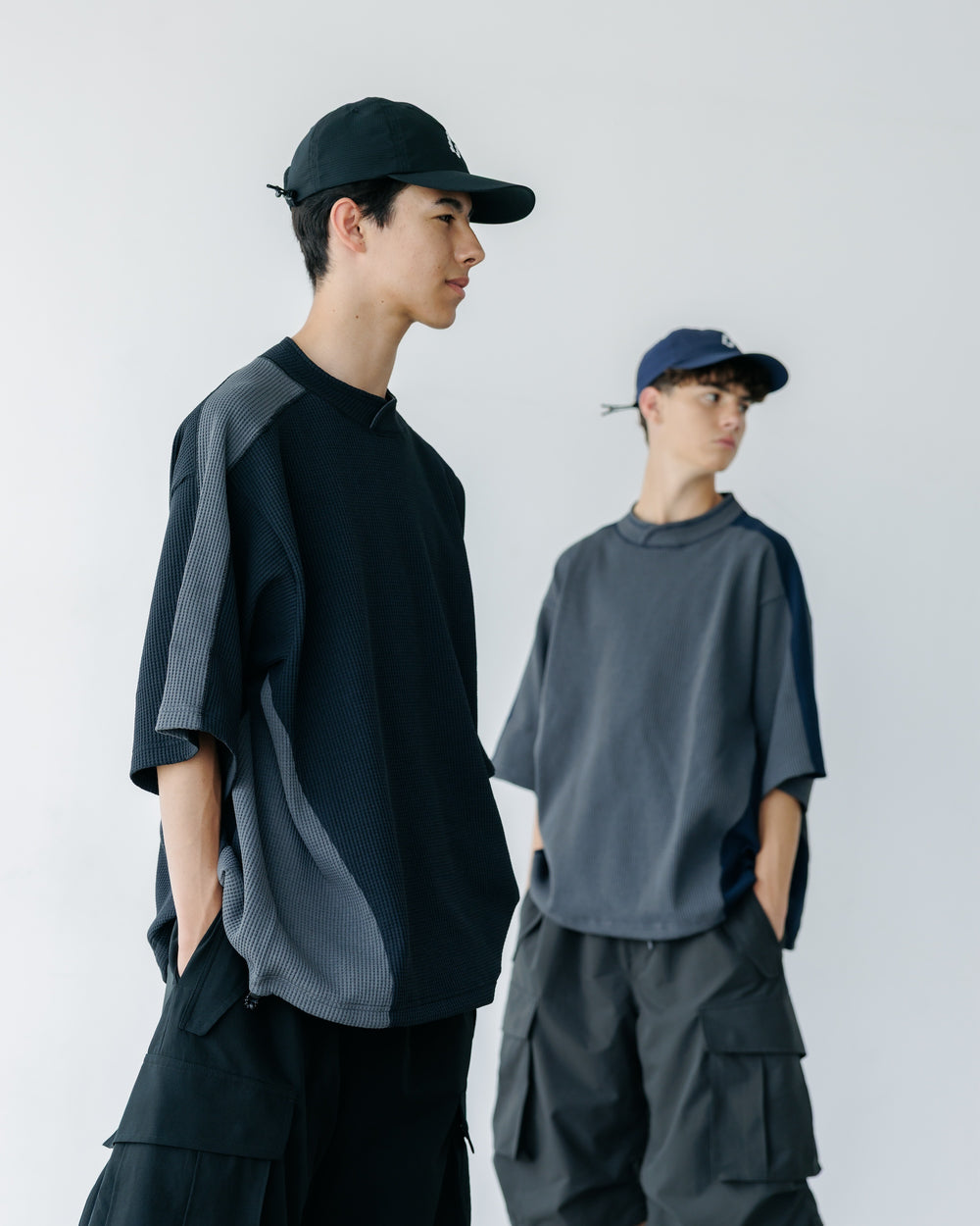 CLESSTE / City S/S Light Thermal Pullover (Black x Gray)