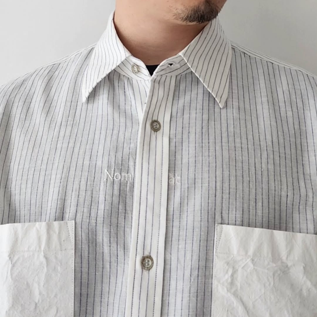 NOMAT / Short Sleeved Shirt (Stripe)