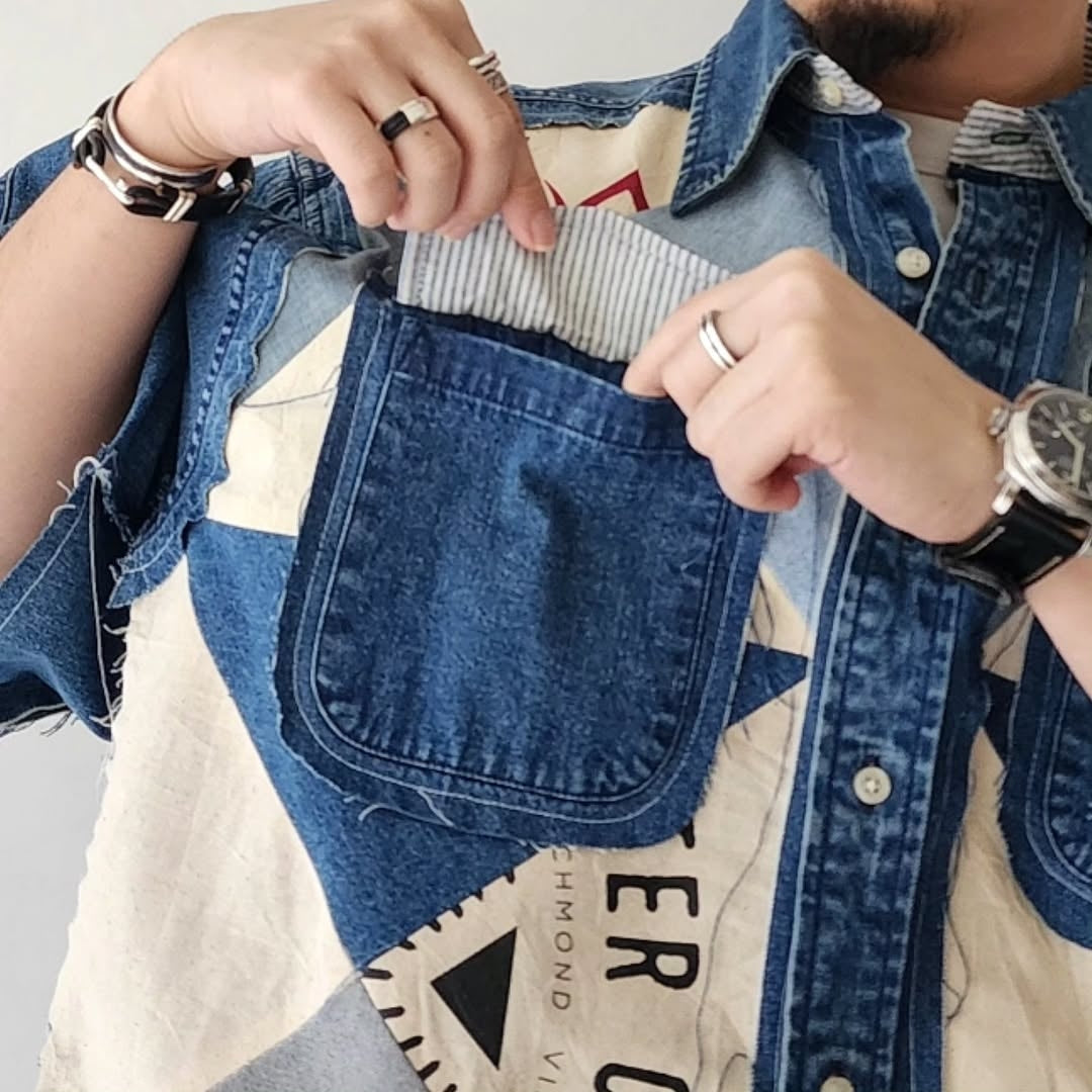 DISCOVERED / Eco Bag Patch Pocket Shirt (E)