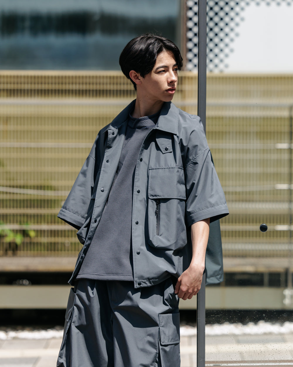 CLESSTE / +Phenix Windstopper® By Gore-Tex Labs Detachable Wading Shirt Jacket (Graphite Gray)