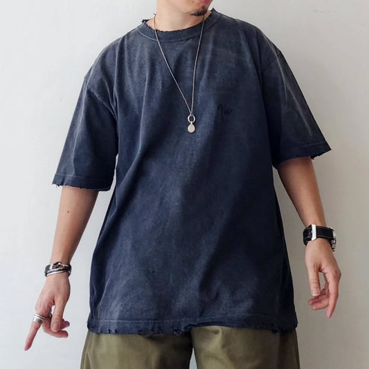 THE JEAN PIERRE / Signature Pigment Grunge Destroy SS Tee