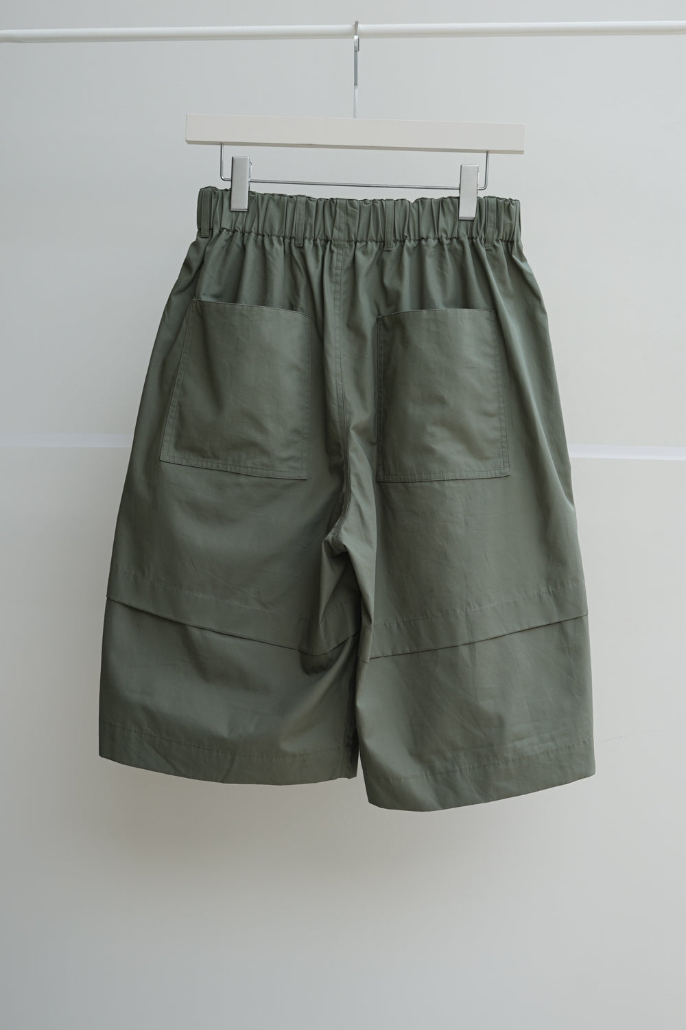 NONNOTTE / Pleat Dock Shorts Trousers (Mulled Basil)