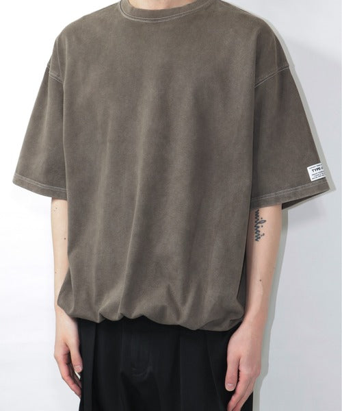 ELEPHANT TRIBAL FABRICS / Fade Fat T-Sh (Fade Brown)