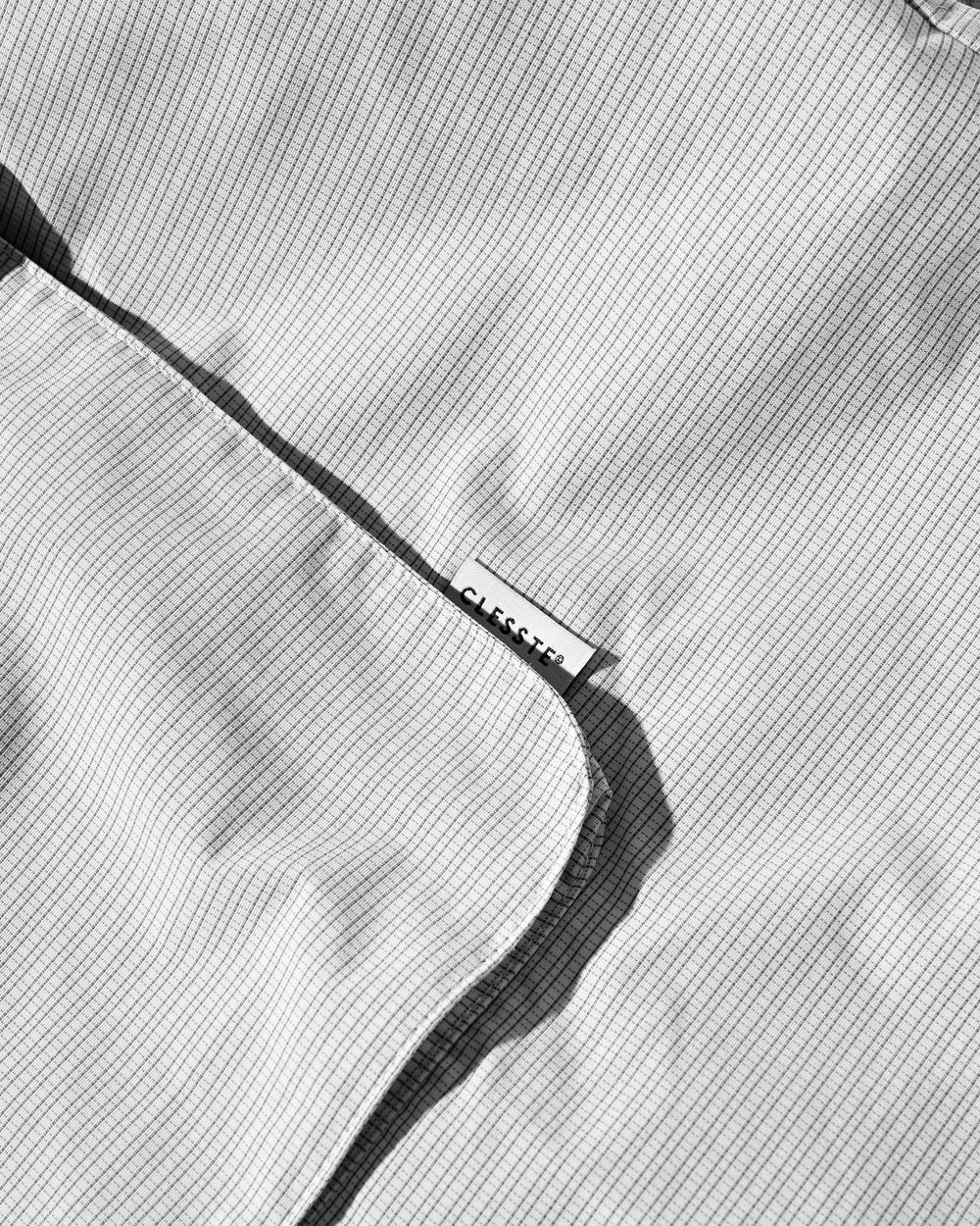 CLESSTE / Graph Check Wading S/S Shirt Jacket (White x Black)