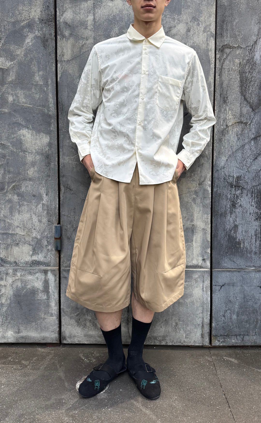 SHINYAKOZUKA +81別注 BAGGY SHORTS beige SHINYAKOZUKA / Baggy Shorts (Beige) – Tree and Branch