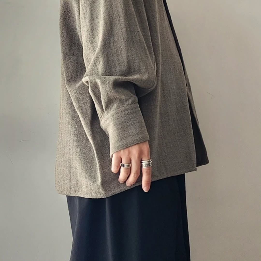 NONNOTTE / 
Draping Shirt Type A
