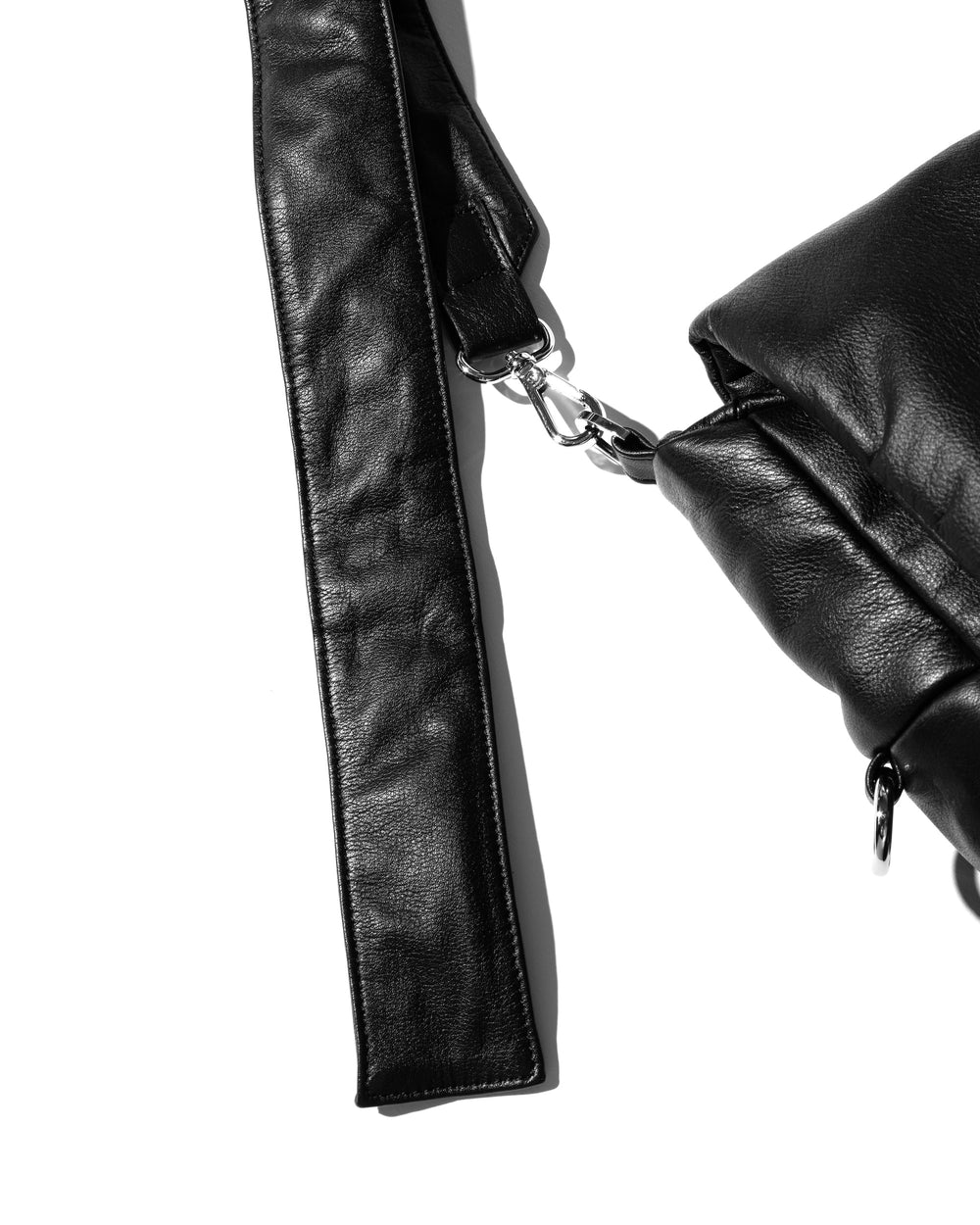 CLESSTE / Leather Padded Flap Holiday Bag