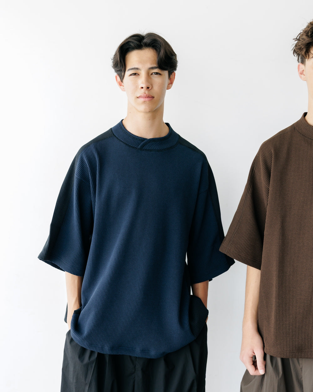 CLESSTE / City S/S Light Thermal Pullover (Navy x Black)