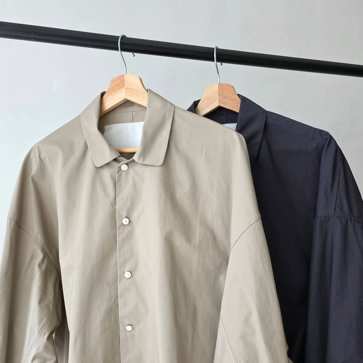 NONNOTTE / Draping Shirt 001 (Obsidian)