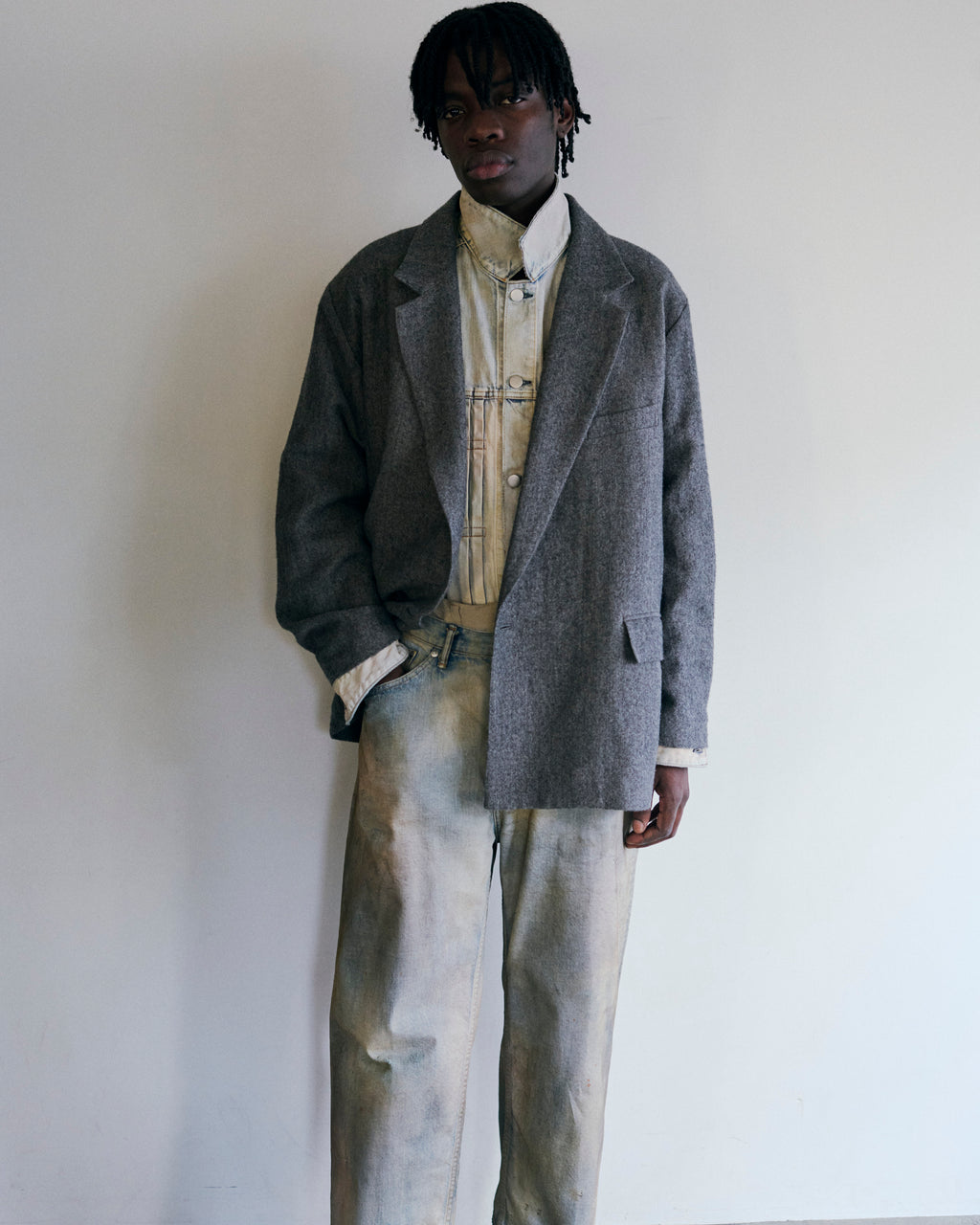 ANCELLM / Semi Double Tailored Jacket