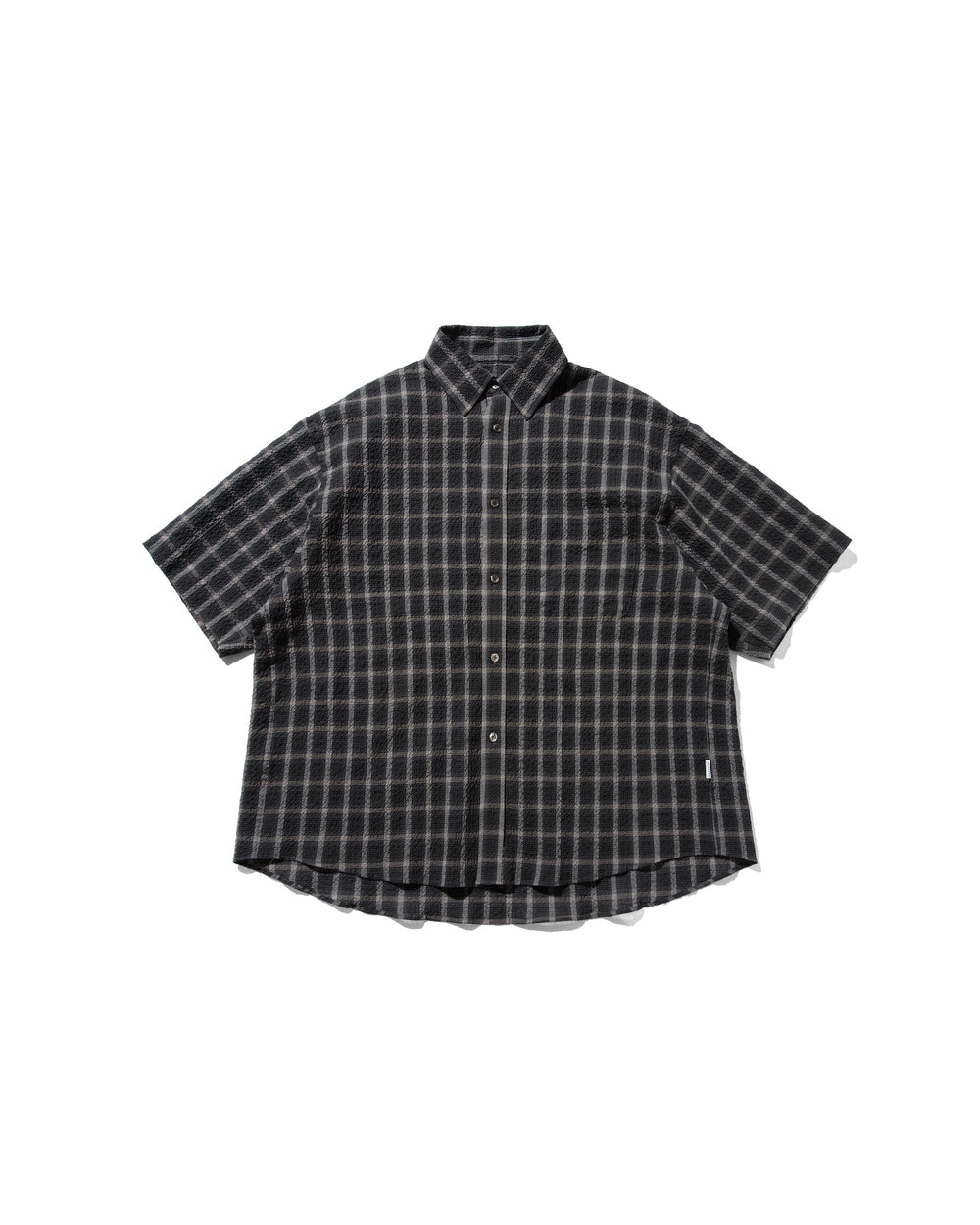 CLESSTE / Plaid Sucker Classic City S/S Shirt (Black)