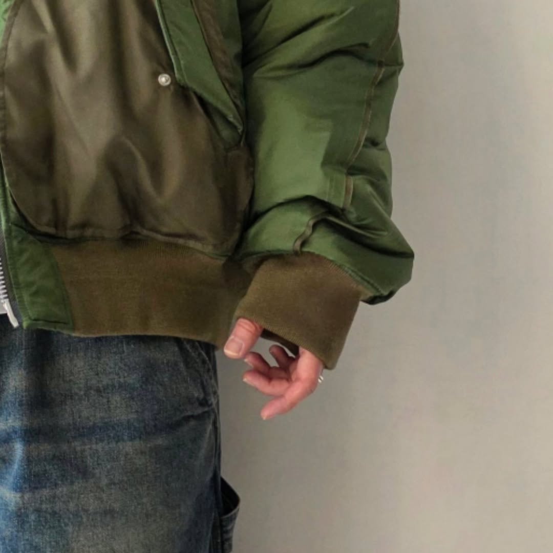 DISCOVERED / Devils Ear Hoodie Down MA-1