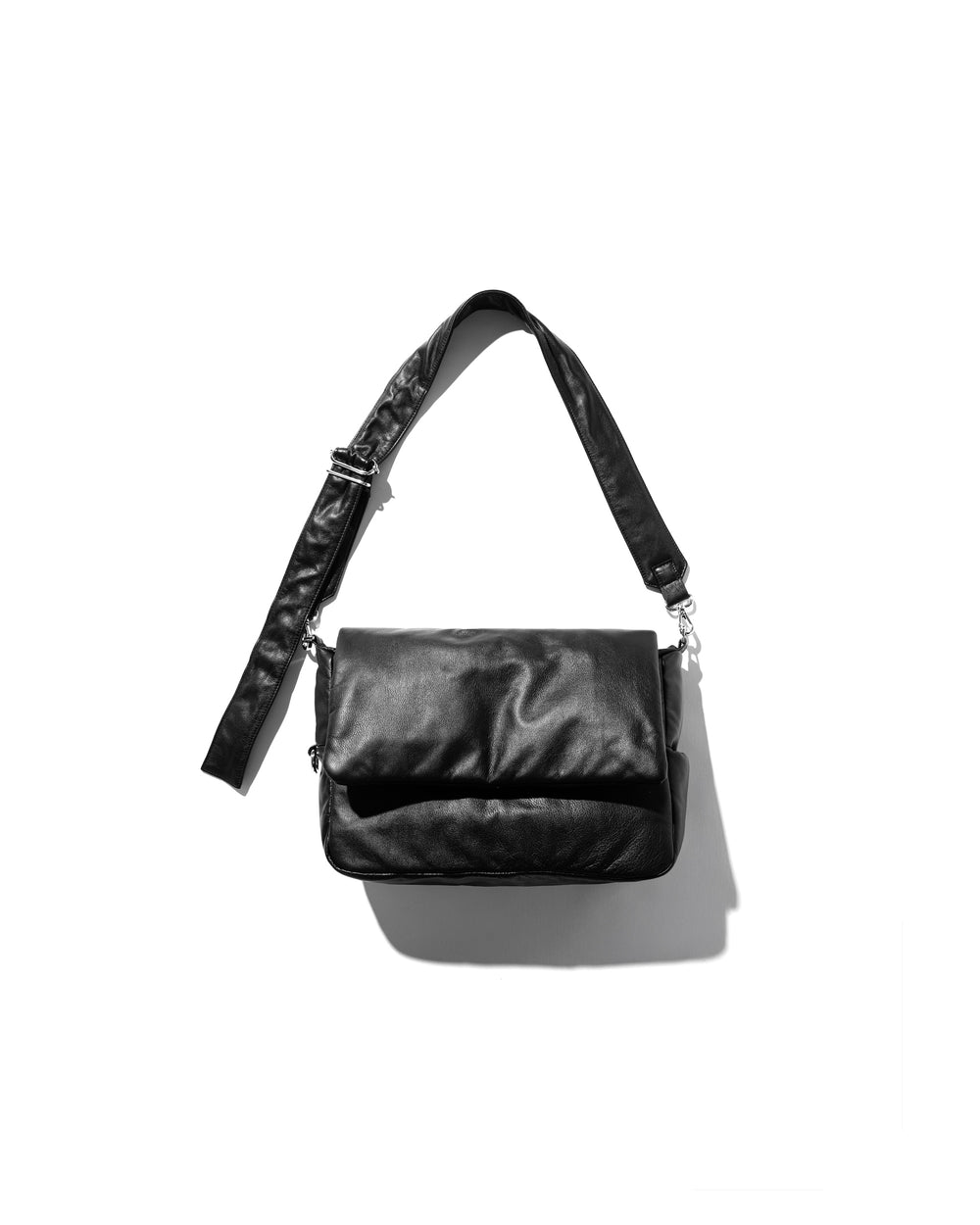 CLESSTE / Leather Padded Flap Holiday Bag