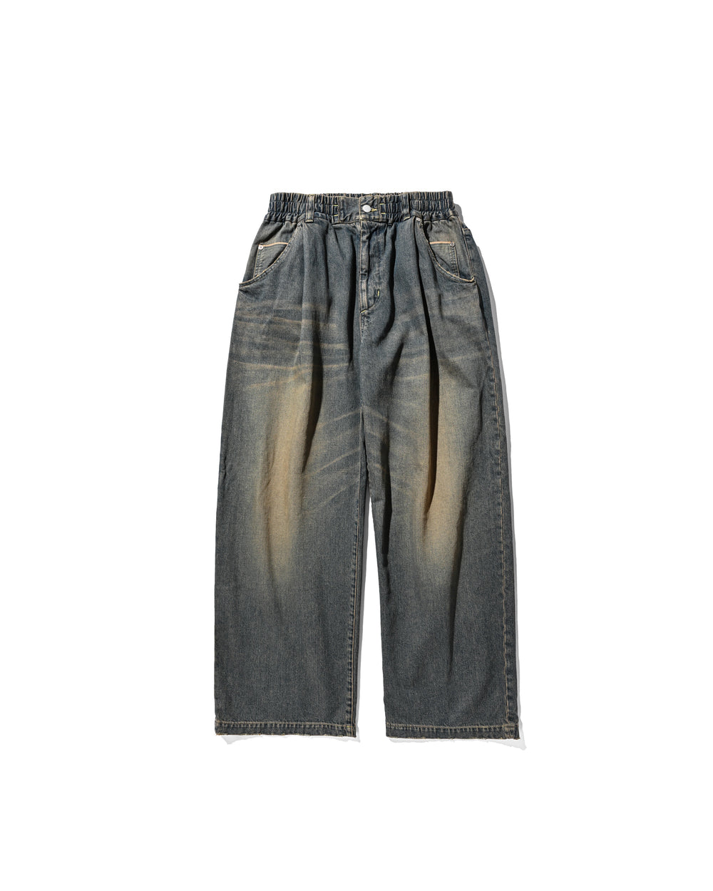 CLESSTE / Vintage Dyed Selvedge Denim Wide Pants (Vintage Brown)