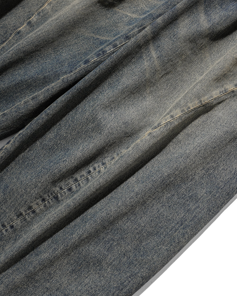 CLESSTE / Vintage Dyed Selvedge Denim Massive Twisted Pants (Vintage Indigo)
