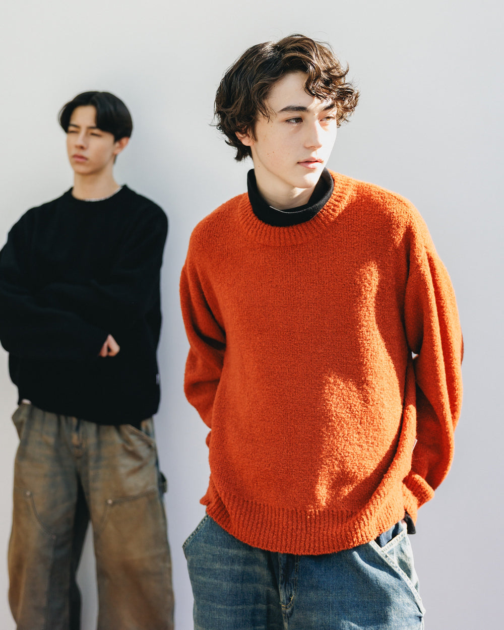 CLESSTE / Slub Pile Knit Pullover