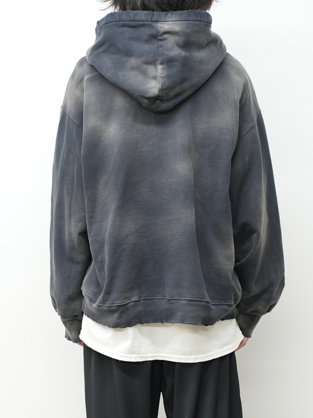 ANCELLM / Light Zip Up Hoodie (Black)