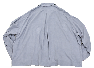 THE JEAN PIERRE / Safari Linen Shirt (Greige Dax)