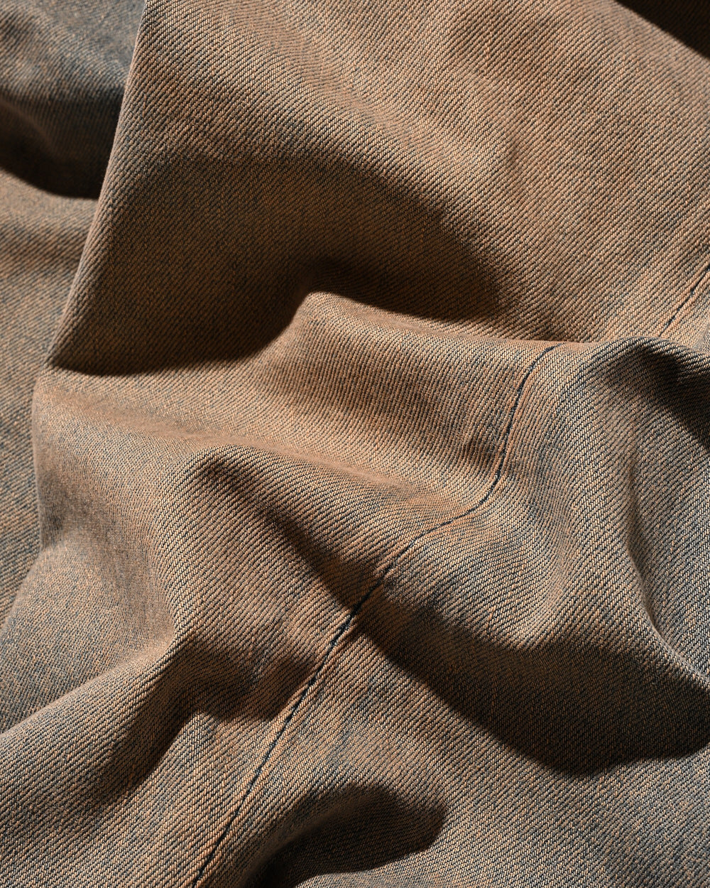 CLESSTE / Vintage Dyed Selvedge Denim Massive Twisted Pants (Vintage Brown)