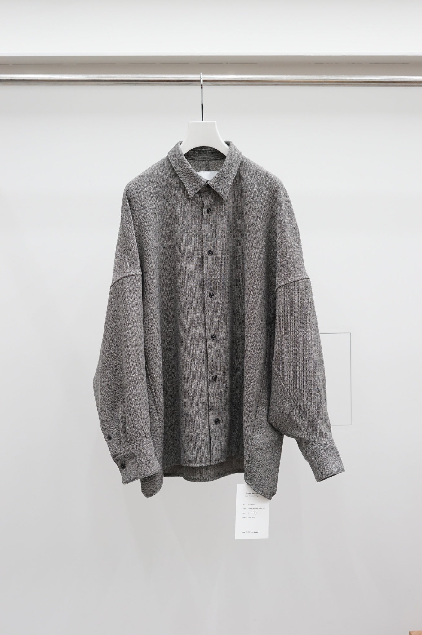 NONNOTTE / 
Draping Shirt Type A