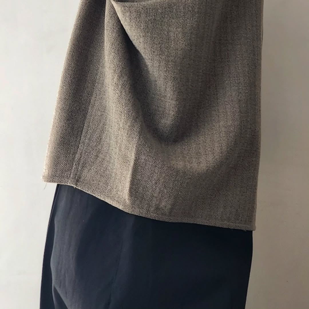 NONNOTTE / 
Draping Shirt Type A
