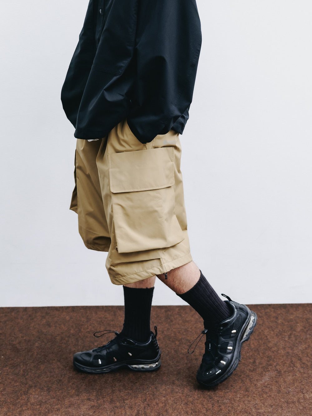 CLESSTE / +Phenix Windstopper ® By Gore-tex Labs City Military Half Pants (Camel Beige)