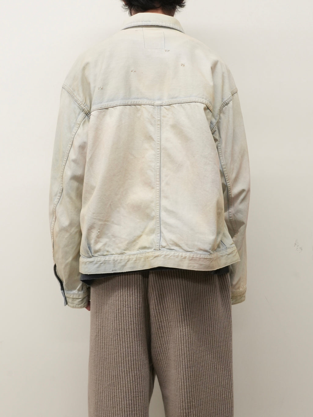 ANCELLM / Layering Color Denim Jacket (Indigo)