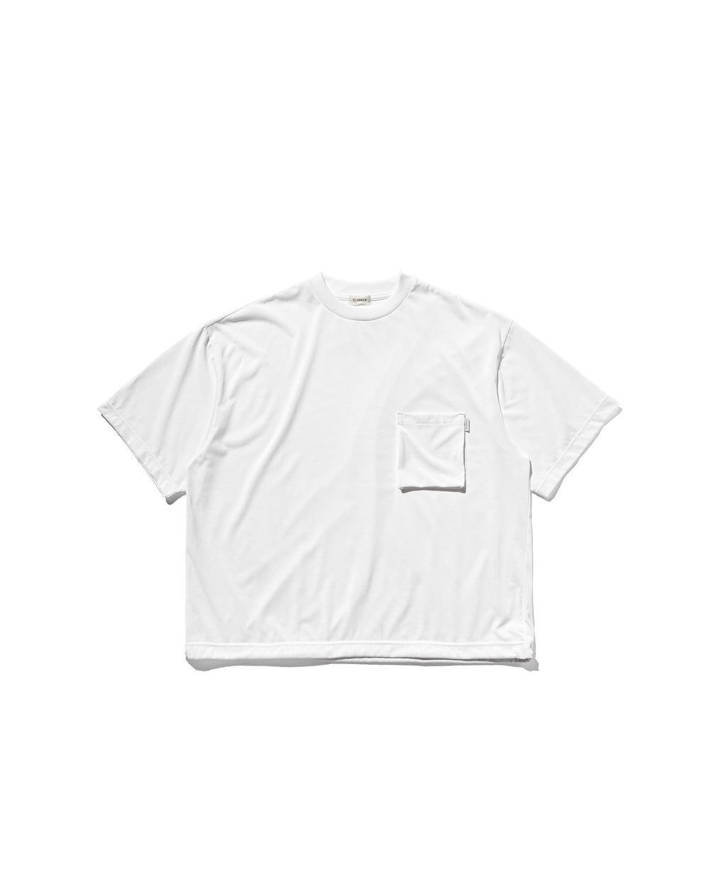 CLESSTE / 3D Pocket Massive T-Shirt With Drawstrings (White)