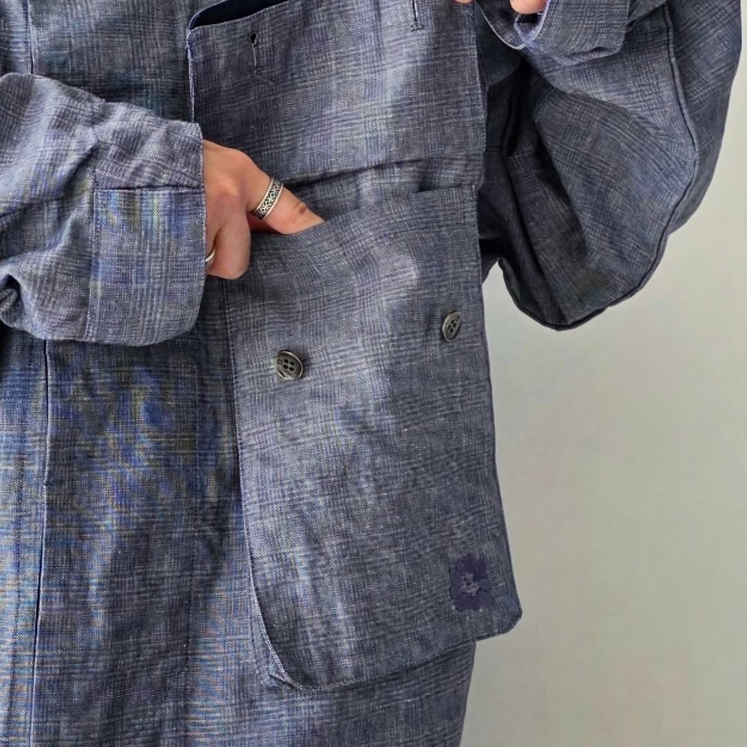 GANDER / Peveril Jacket Navy Check