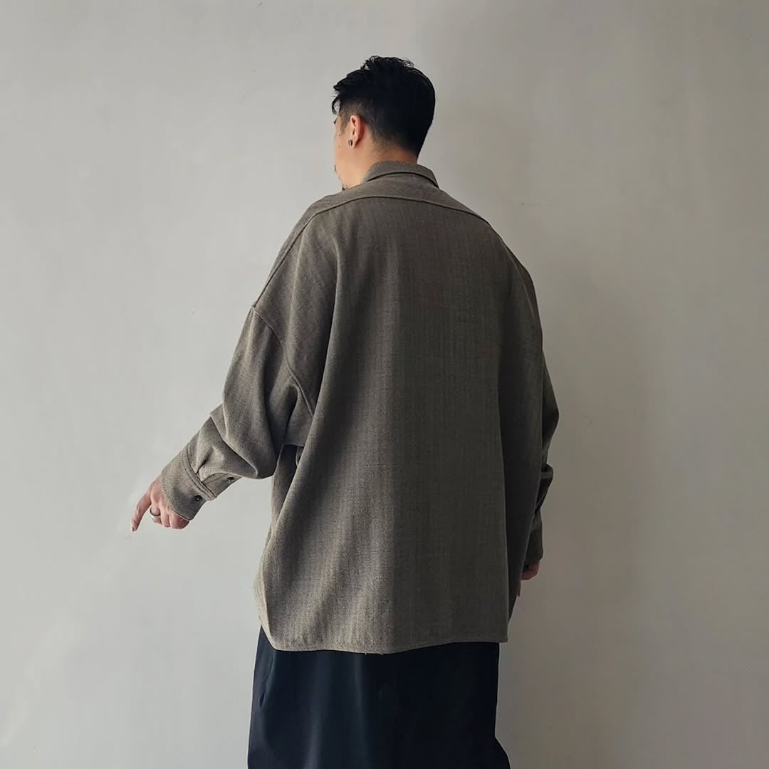 NONNOTTE / 
Draping Shirt Type A