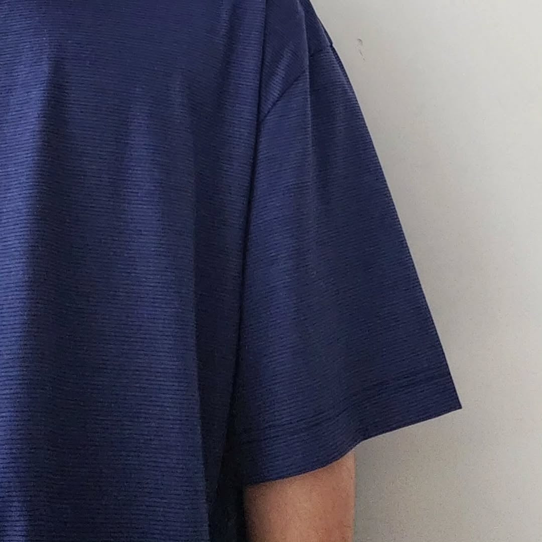 KANEMASA PHIL / 36G Wool Stripe S/S Tee