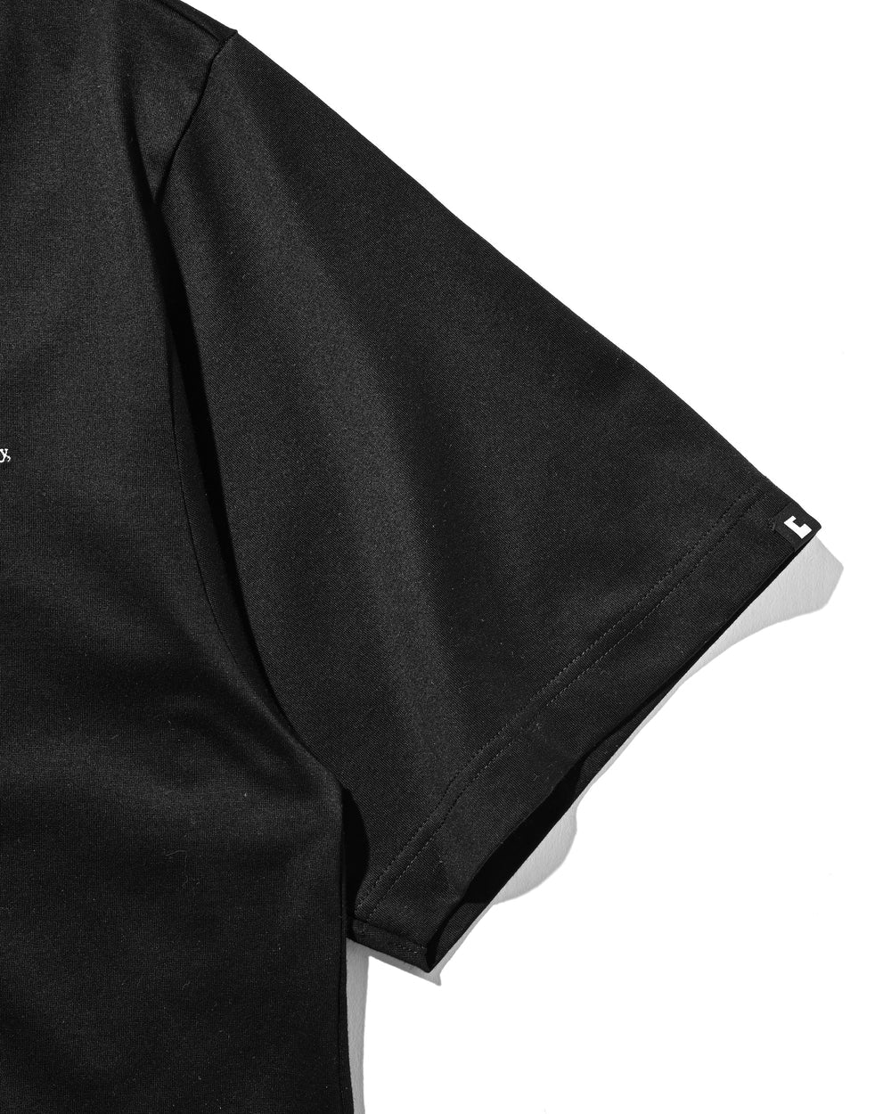 CLESSTE / Bubble Logo Print Massive T-Shirt With Drawstrings (Black)