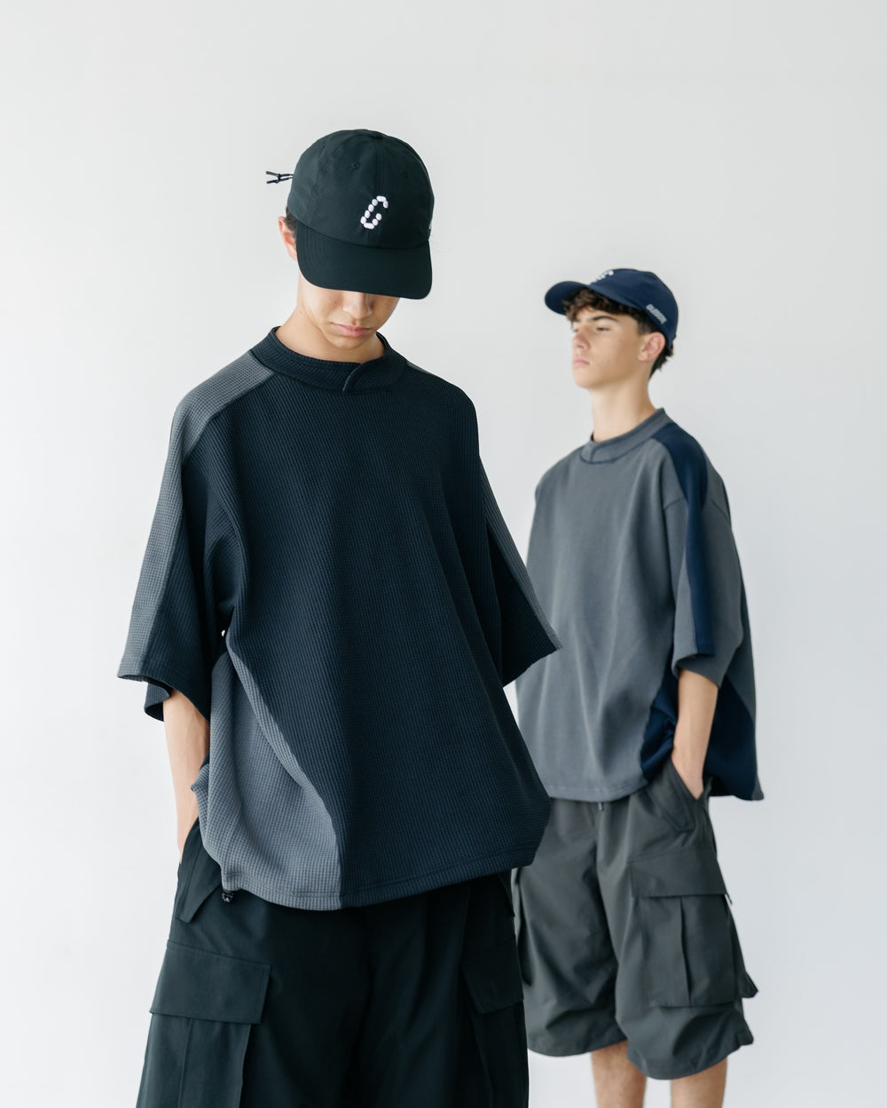 CLESSTE / City S/S Light Thermal Pullover (Black x Gray)