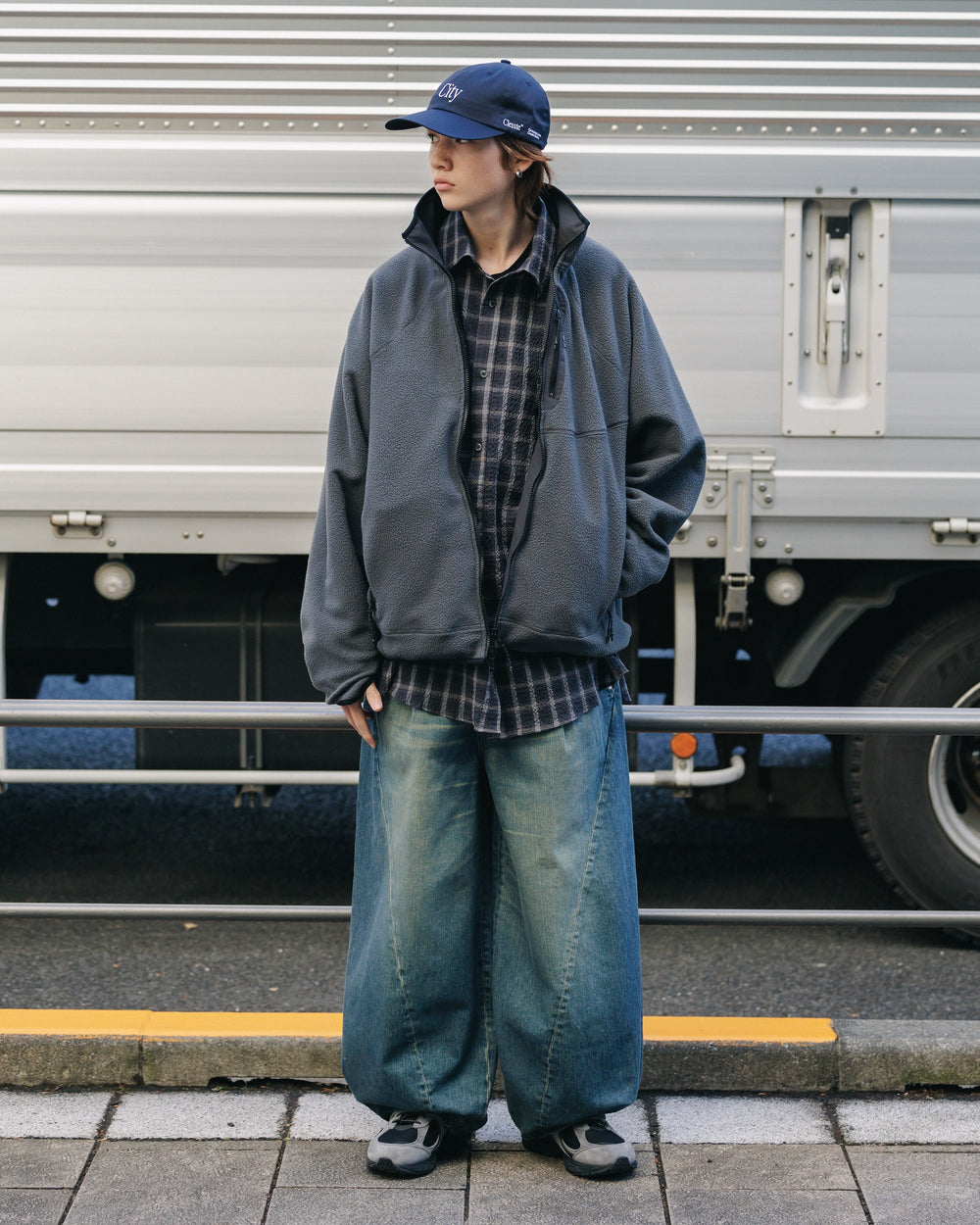 CLESSTE / Vintage Dyed Selvedge Denim Massive Twisted Pants (Vintage Indigo)