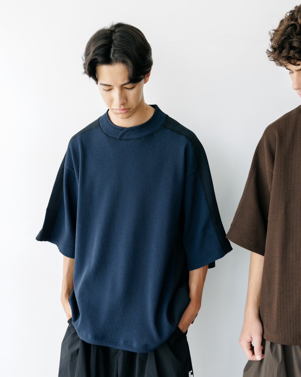CLESSTE / City S/S Light Thermal Pullover (Navy x Black)