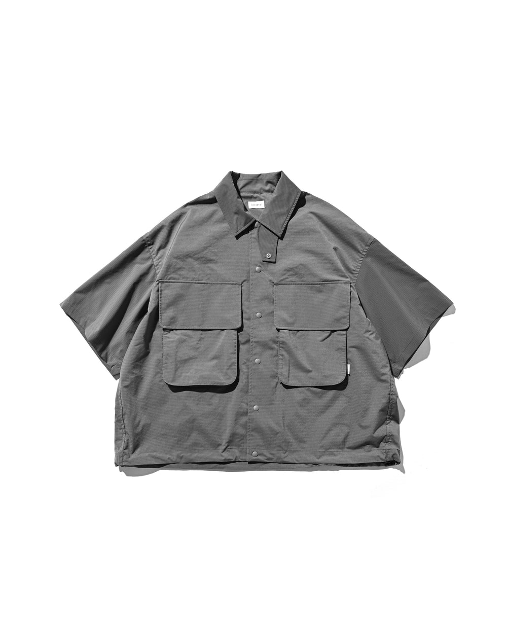 CLESSTE / Graph Check Wading S/S Shirt Jacket (White x Black)