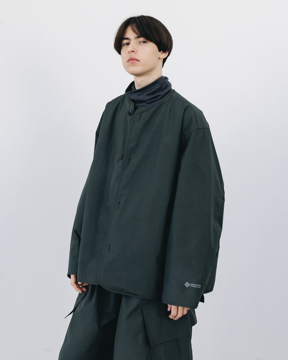 CLESSTE / +Phenix Windstopper ® By Gore-tex Labs City Fishtail Parka With Liner Jacket (Asphalt Gray)