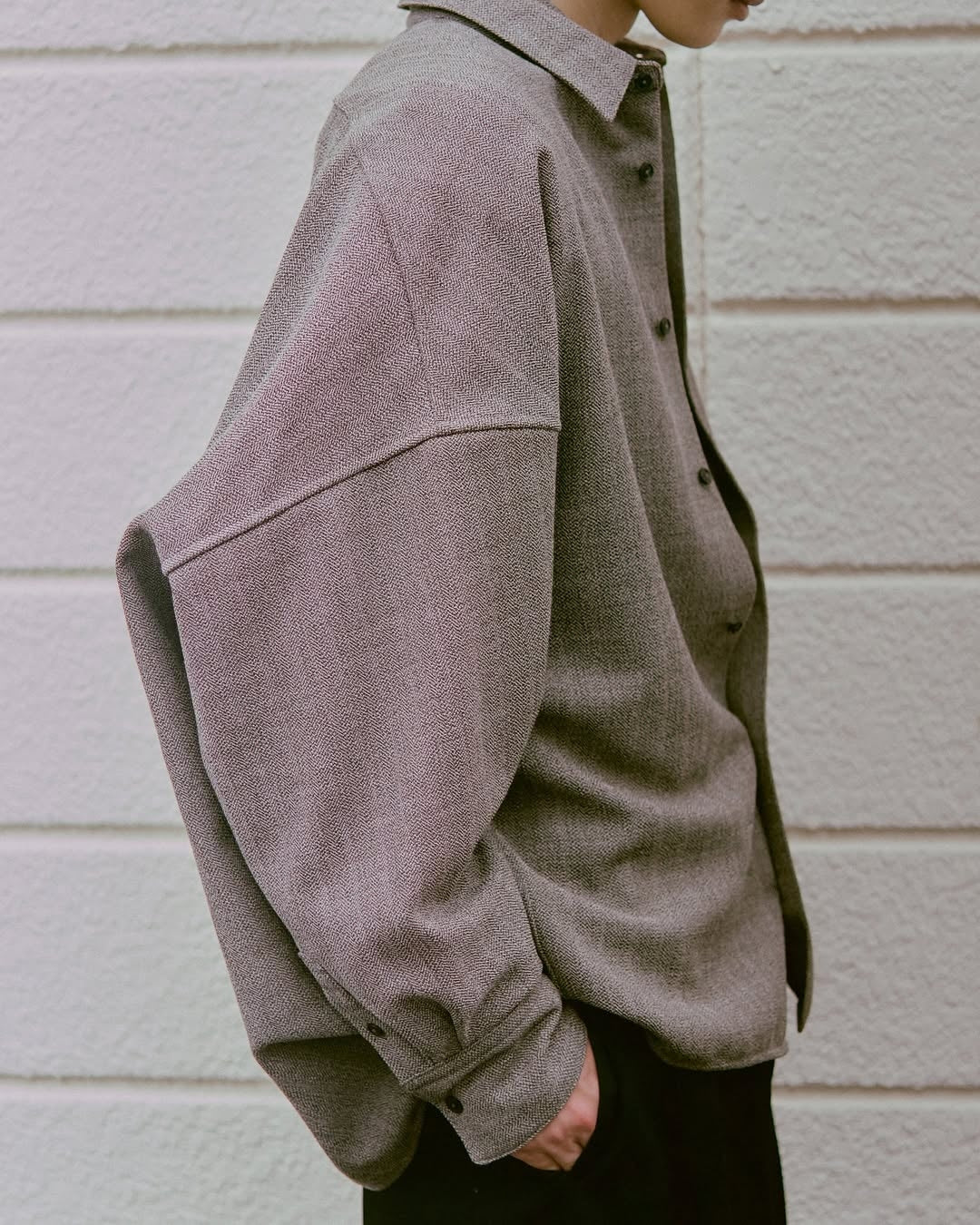 NONNOTTE / 
Draping Shirt Type A