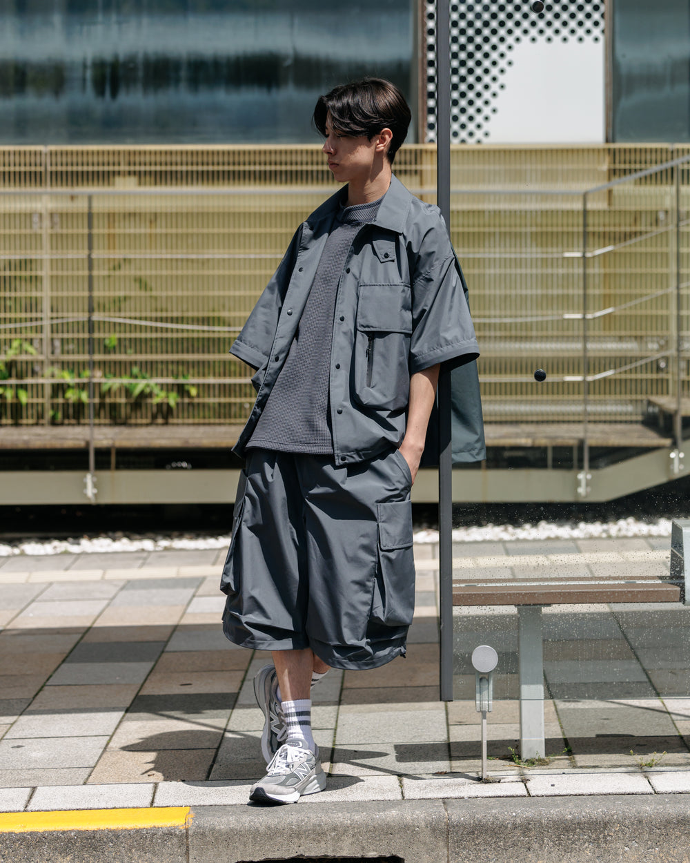 CLESSTE / +Phenix Windstopper® By Gore-Tex Labs Detachable Wading Shirt Jacket (Graphite Gray)