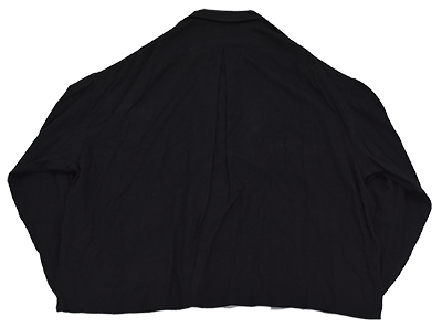 THE JEAN PIERRE / Safari Linen Shirt (Ink Black)