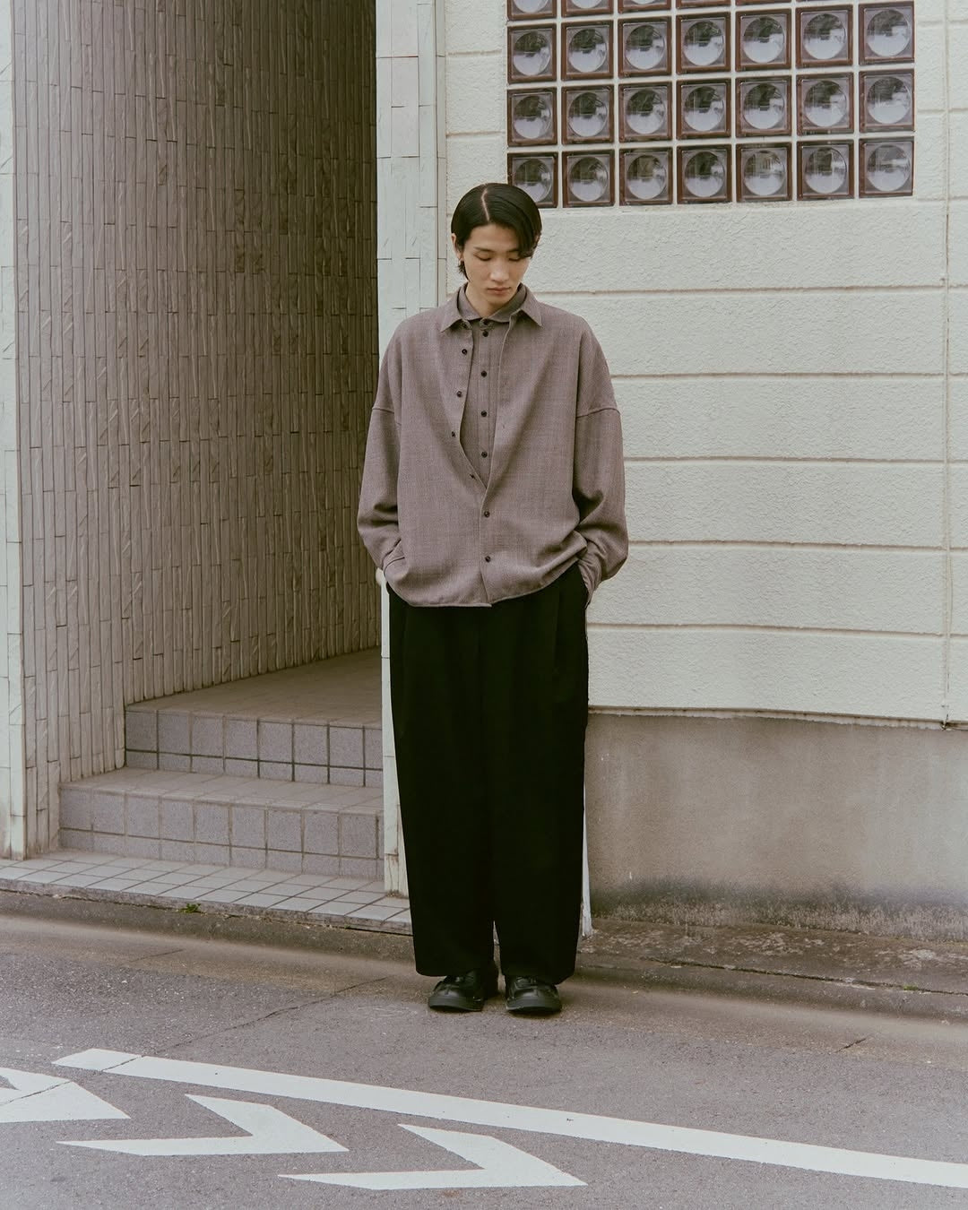 NONNOTTE / 
Draping Shirt Type A