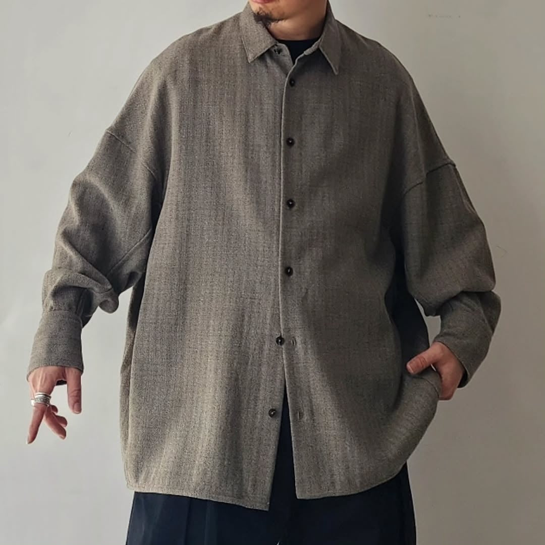 NONNOTTE / 
Draping Shirt Type A