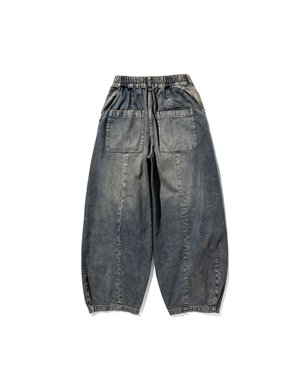 CLESSTE / Vintage Dyed Selvedge Denim Massive Twisted Pants (Vintage Indigo)