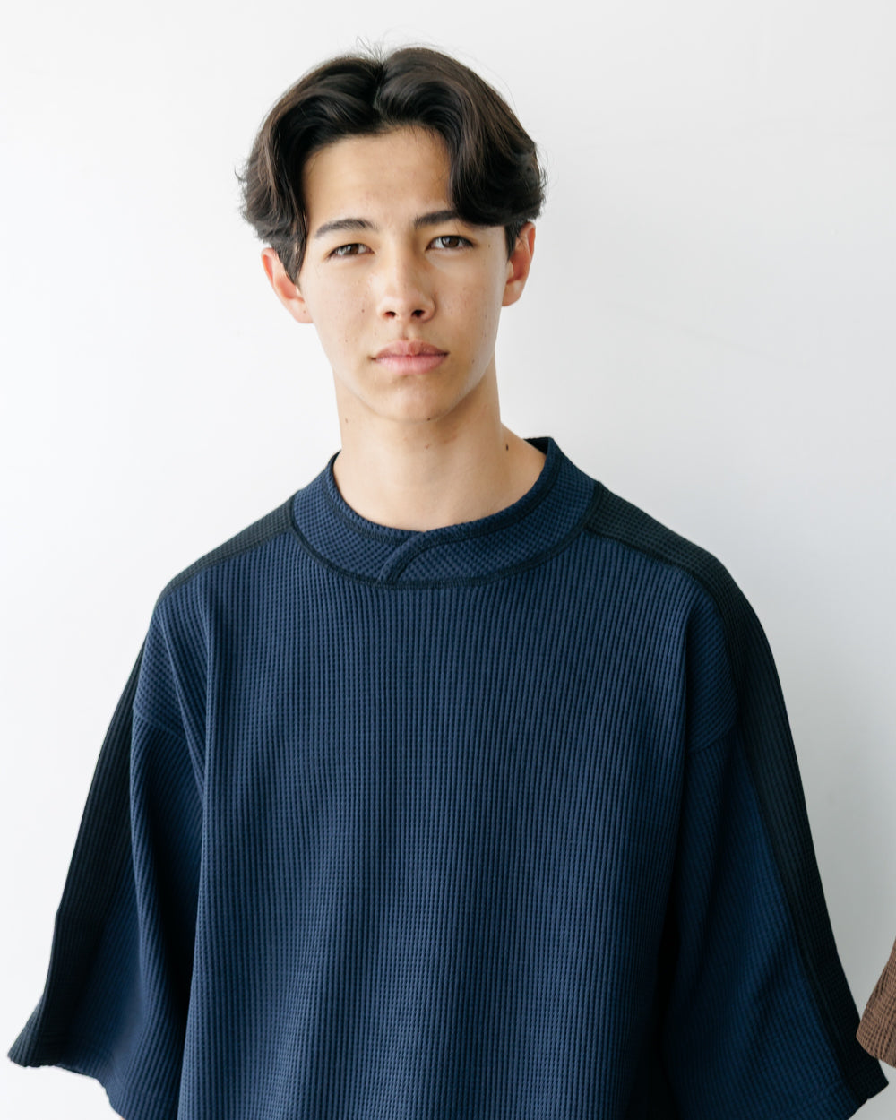 CLESSTE / City S/S Light Thermal Pullover (Navy x Black)