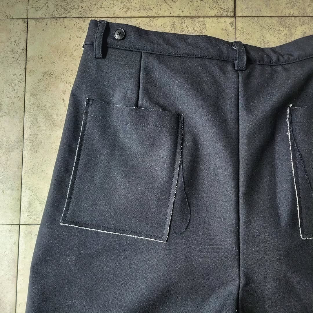 DISCOVERED / Suit Sweat Trousers (Black x Gray)