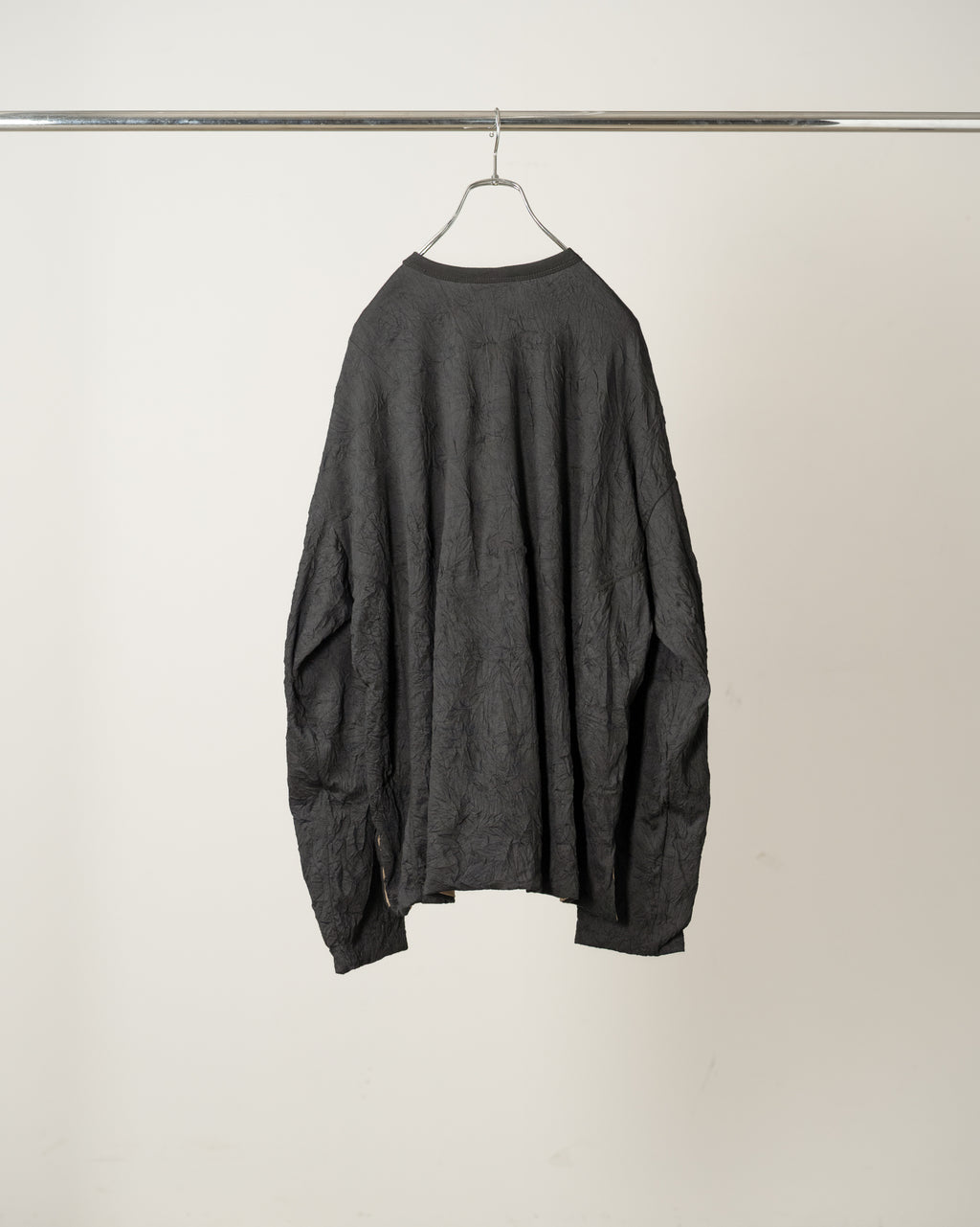 ANCELLM / Double Layer LS T-Shirt (Black)